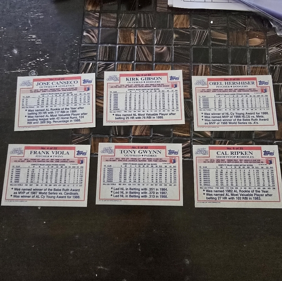 Topps 1989 Cap'N Crunch Full Set of 1-22 Baseball Cards - Picture 2 of 8